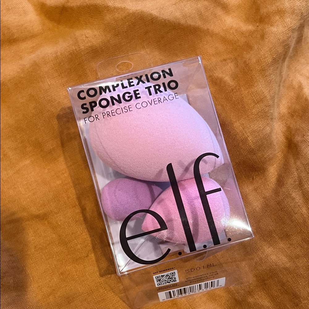 ELF Complexion Sponge Trio - Pink and Purple